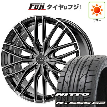 【パンク保証付き】シビック(FL系 FK系)等 夏タイヤ ホイール4本セット 235/35R19 ニットー NT555 G2 OZ グランツーリズモ HLT 19インチ