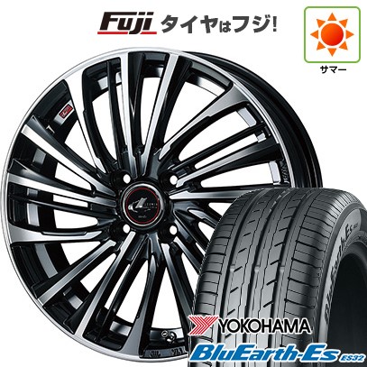【新品 軽自動車】N-BOX タント スペーシア 夏タイヤ ホイール4本セット 165/55R15 ヨコハマ ブルーアース ES32 ウェッズ レオニス FS 15インチ