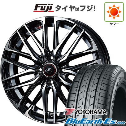 【新品 軽自動車】N-BOX タント スペーシア 夏タイヤ ホイール4本セット 165/55R15 ヨコハマ ブルーアース ES32 ウェッズ レオニス SK 15インチ