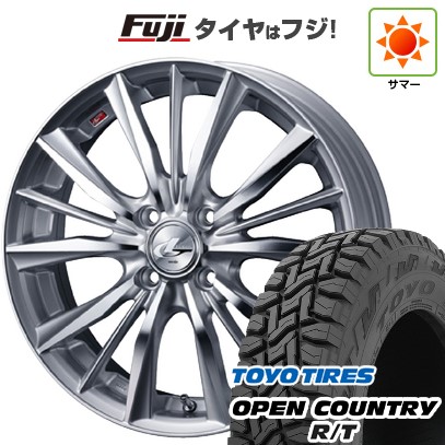【新品 軽自動車】N-BOX タント スペーシア 夏タイヤ ホイール4本セット 155/65R14 トーヨー オープンカントリー R/T RBL ウェッズ レオニス VX 14インチ