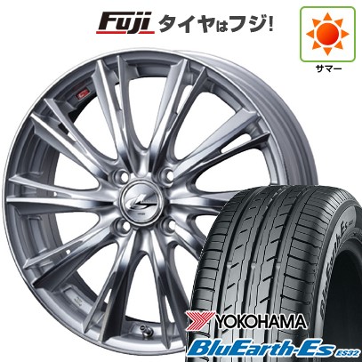 【新品 軽自動車】N-BOX タント スペーシア 夏タイヤ ホイール4本セット 165/55R15 ヨコハマ ブルーアース ES32 ウェッズ レオニス WX 15インチ