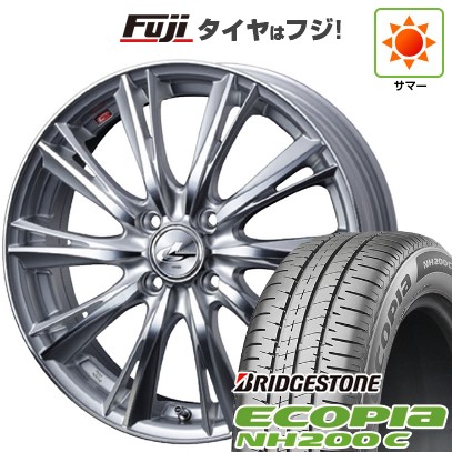 【新品 軽自動車】N-BOX タント スペーシア 夏タイヤ ホイール4本セット 165/55R15 ブリヂストン エコピア NH200 C ウェッズ レオニス WX 15インチ