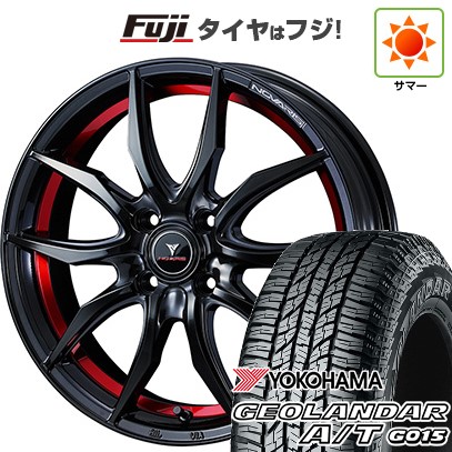 【新品 軽自動車】N-BOX タント スペーシア 夏タイヤ ホイール4本セット 165/55R15 ヨコハマ ジオランダー A/T G015 RBL ウェッズ ノヴァリス ローグ VF 15インチ