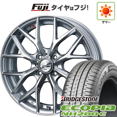 【新品 軽自動車】N-BOX タント スペーシア 夏タイヤ ホイール4本セット 165/55R15 ブリヂストン エコピア NH200 C ウェッズ レオニス MX 15インチ