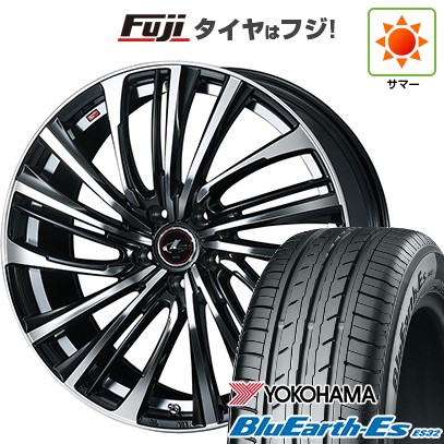 【新品】60系プリウス 夏タイヤ ホイール4本セット 195/60R17 ヨコハマ ブルーアース ES32 ウェッズ レオニス FS 17インチ