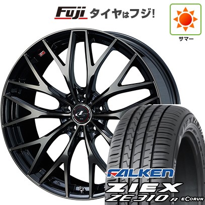 【新品】フリード 5穴/114 夏タイヤ ホイール4本セット 195/55R16 ファルケン ジークス ZE310R エコラン(限定) ウェッズ レオニス MX 16インチ