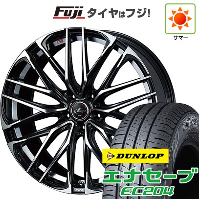 【新品】60系プリウス 夏タイヤ ホイール4本セット 195/60R17 ダンロップ エナセーブ EC204 ウェッズ レオニス SK 17インチ