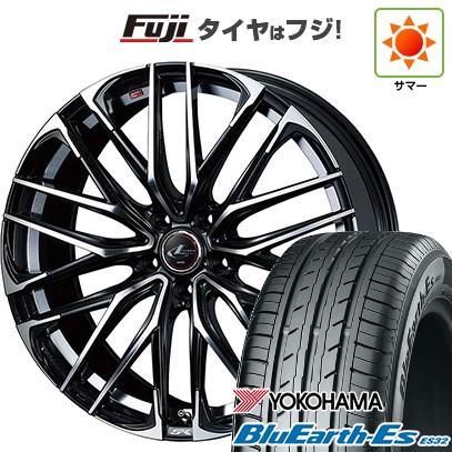 【新品】60系プリウス 夏タイヤ ホイール4本セット 195/60R17 ヨコハマ ブルーアース ES32 ウェッズ レオニス SK 17インチ