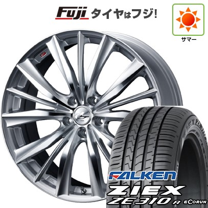 【新品】フリード 5穴/114 夏タイヤ ホイール4本セット 195/55R16 ファルケン ジークス ZE310R エコラン(限定) ウェッズ レオニス VX 16インチ