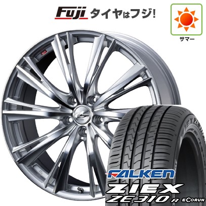 【新品】フリード 5穴/114 夏タイヤ ホイール4本セット 195/55R16 ファルケン ジークス ZE310R エコラン(限定) ウェッズ レオニス WX 16インチ