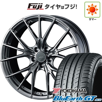 シビック(FL系 FK系)等 夏タイヤ ホイール4本セット 235/35R19 ヨコハマ ブルーアース GT AE51 WEDS ウェッズ F-ZERO FZ-1 19インチ