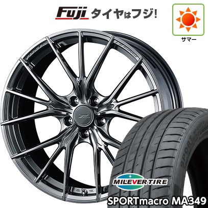 シビック(FL系 FK系)等 夏タイヤ ホイール4本セット 235/35R19 ミレバー スポーツマクロ MA349(限定) WEDS ウェッズ F-ZERO FZ-1 19インチ