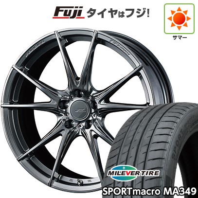 シビック(FL系 FK系)等 夏タイヤ ホイール4本セット 235/35R19 ミレバー スポーツマクロ MA349（限定） WEDS ウェッズ F-ZERO FZ-2 19インチ