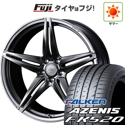 シビック(FL系 FK系)等 夏タイヤ ホイール4本セット 235/35R19 ファルケン アゼニス FK520L WEDS ウェッズ F-ZERO FZ-3 19インチ