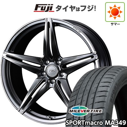 シビック(FL系 FK系)等 夏タイヤ ホイール4本セット 235/35R19 ミレバー スポーツマクロ MA349（限定） WEDS ウェッズ F-ZERO FZ-3 19インチ