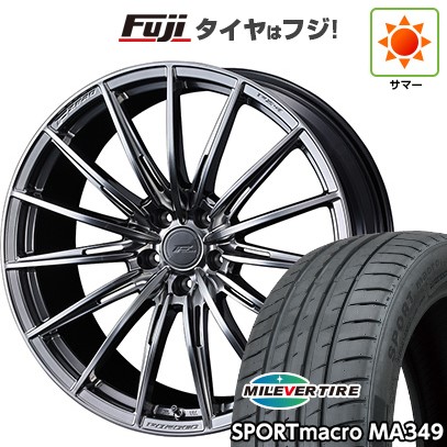 シビック(FL系 FK系)等 夏タイヤ ホイール4本セット 235/35R19 ミレバー スポーツマクロ MA349(限定) WEDS ウェッズ F-ZERO FZ-4 19インチ