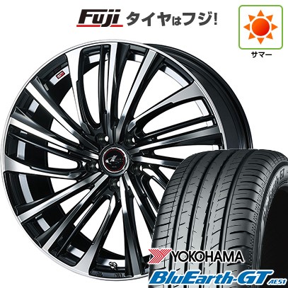 シビック(FL系 FK系)等 夏タイヤ ホイール4本セット 235/35R19 ヨコハマ ブルーアース GT AE51 WEDS ウェッズ レオニス FS 19インチ
