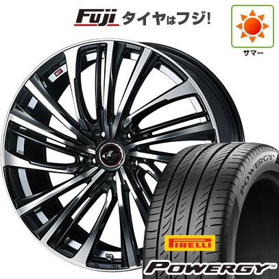 シビック(FL系 FK系)等 夏タイヤ ホイール4本セット 235/35R19 ピレリ パワジー WEDS ウェッズ レオニス FS 19インチ