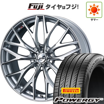 シビック(FL系 FK系)等 夏タイヤ ホイール4本セット 235/35R19 ピレリ パワジー WEDS ウェッズ レオニス MX 19インチ