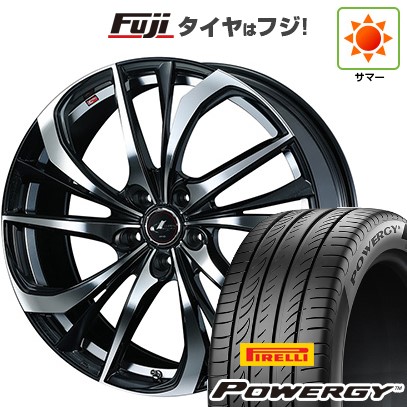 シビック(FL系 FK系)等 夏タイヤ ホイール4本セット 235/35R19 ピレリ パワジー WEDS ウェッズ レオニス TE 19インチ