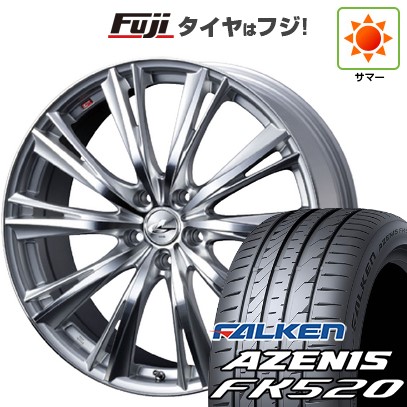 シビック(FL系 FK系)等 夏タイヤ ホイール4本セット 235/35R19 ファルケン アゼニス FK520L WEDS ウェッズ レオニス WX 19インチ