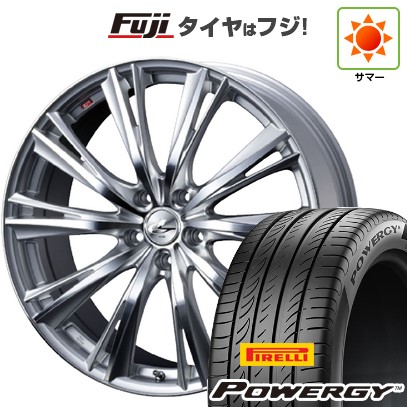 シビック(FL系 FK系)等 夏タイヤ ホイール4本セット 235/35R19 ピレリ パワジー WEDS ウェッズ レオニス WX 19インチ