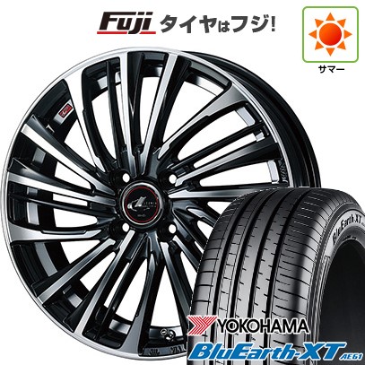 【新品】ライズ/ロッキー(ガソリン) 夏タイヤ ホイール4本セット 195/60R17 ヨコハマ ブルーアース XT AE61 ウェッズ レオニス FS 17インチ