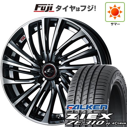 【新品】フリード 5穴/114 夏タイヤ ホイール4本セット 205/45R17 ファルケン ジークス ZE310R エコラン(限定) ウェッズ レオニス FS 17インチ
