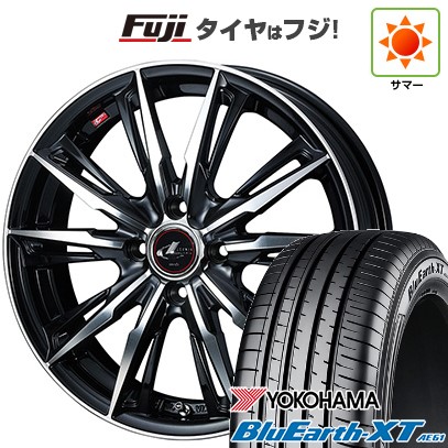 【新品】ライズ/ロッキー(ハイブリッド) 夏タイヤ ホイール4本セット 195/60R17 ヨコハマ ブルーアース XT AE61 ウェッズ レオニス GX 17インチ
