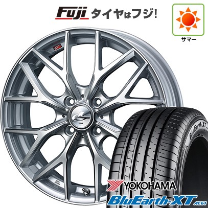 【新品】ライズ/ロッキー（ハイブリッド） 夏タイヤ ホイール4本セット 195/60R17 ヨコハマ ブルーアース XT AE61 ウェッズ レオニス MX 17インチ
