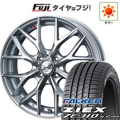 【新品】フリード 5穴/114 夏タイヤ ホイール4本セット 205/45R17 ファルケン ジークス ZE310R エコラン(限定) ウェッズ レオニス MX 17インチ