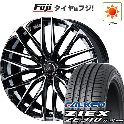 【新品】フリード 5穴/114 夏タイヤ ホイール4本セット 205/45R17 ファルケン ジークス ZE310R エコラン(限定) ウェッズ レオニス SK 17インチ
