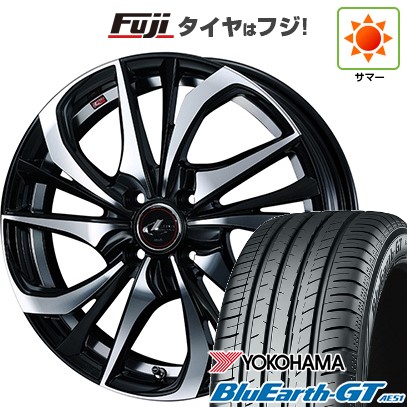 【新品】60系プリウス 夏タイヤ ホイール4本セット 195/60R17 ヨコハマ ブルーアース GT AE51 ウェッズ レオニス TE 17インチ