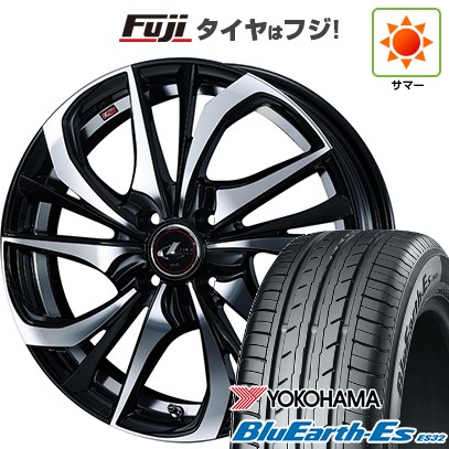 【新品】60系プリウス 夏タイヤ ホイール4本セット 195/60R17 ヨコハマ ブルーアース ES32 ウェッズ レオニス TE 17インチ