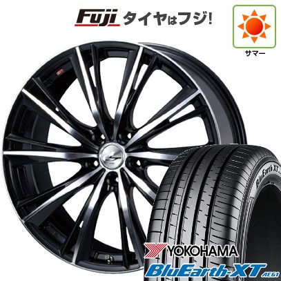 【新品】ライズ/ロッキー(ハイブリッド) 夏タイヤ ホイール4本セット 195/60R17 ヨコハマ ブルーアース XT AE61 ウェッズ レオニス WX 17インチ