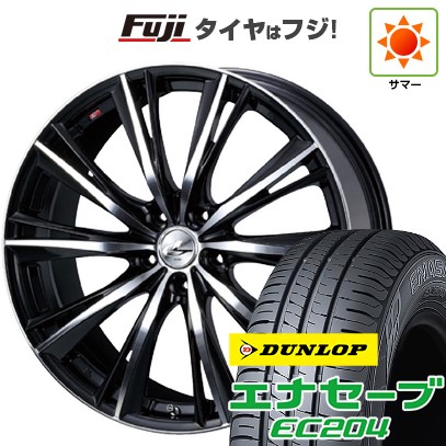 【新品】60系プリウス 夏タイヤ ホイール4本セット 195/60R17 ダンロップ エナセーブ EC204 ウェッズ レオニス WX 17インチ