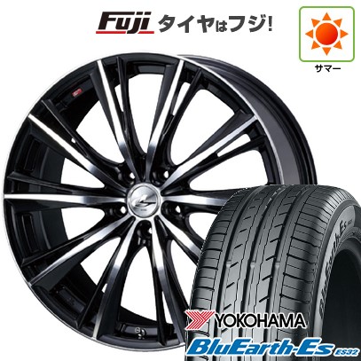 【新品】60系プリウス 夏タイヤ ホイール4本セット 195/60R17 ヨコハマ ブルーアース ES32 ウェッズ レオニス WX 17インチ