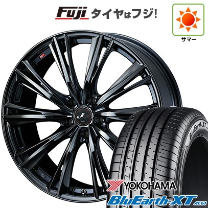 【新品】ライズ/ロッキー（ハイブリッド） 夏タイヤ ホイール4本セット 195/60R17 ヨコハマ ブルーアース XT AE61 ウェッズ レオニス WX 17インチ