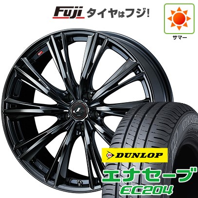 【新品】60系プリウス 夏タイヤ ホイール4本セット 195/60R17 ダンロップ エナセーブ EC204 ウェッズ レオニス WX 17インチ
