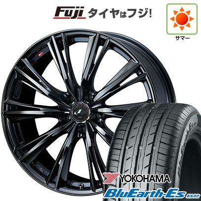 【新品】ライズ/ロッキー（ハイブリッド） 夏タイヤ ホイール4本セット 195/60R17 ヨコハマ ブルーアース ES32 ウェッズ レオニス WX 17インチ