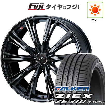 【新品】フリード 5穴/114 夏タイヤ ホイール4本セット 205/45R17 ファルケン ジークス ZE310R エコラン(限定) ウェッズ レオニス WX 17インチ