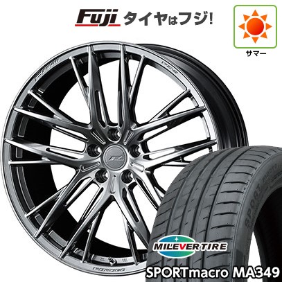 シビック(FL系 FK系)等 夏タイヤ ホイール4本セット 235/35R19 ミレバー スポーツマクロ MA349(限定) WEDS ウェッズ F-ZERO FZ-5 19インチ