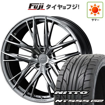 【パンク保証付き】シビック(FL系 FK系)等 夏タイヤ ホイール4本セット 235/35R19 ニットー NT555 G2 WEDS ウェッズ F-ZERO FZ-5 19インチ
