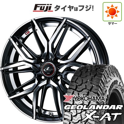 【新品 軽自動車】N-BOX タント スペーシア 夏タイヤ ホイール4本セット 155/65R14 ヨコハマ ジオランダー X-AT G016 ウェッズ レオニス LM 14インチ