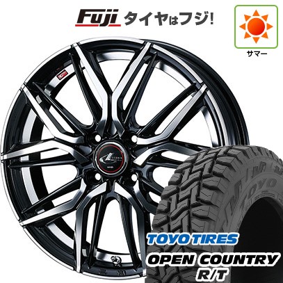【新品 軽自動車】N-BOX タント スペーシア 夏タイヤ ホイール4本セット 155/65R14 トーヨー オープンカントリー R/T RBL ウェッズ レオニス LM 14インチ