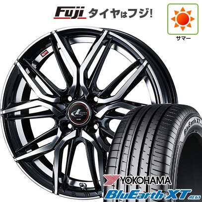 【新品】ライズ/ロッキー(ハイブリッド) 夏タイヤ ホイール4本セット 195/60R17 ヨコハマ ブルーアース XT AE61 ウェッズ レオニス LM 17インチ