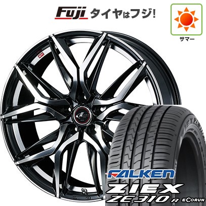 【新品】フリード 5穴/114 夏タイヤ ホイール4本セット 205/45R17 ファルケン ジークス ZE310R エコラン（限定） ウェッズ レオニス LM 17インチ