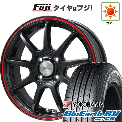 【パンク保証付き】【新品】ルーミー・パッソ・ジャスティ・トール 夏タイヤ ホイール4本セット 175/55R15 ヨコハマ ブルーアース RV-03CK レアマイスター LMスポーツLM-QR 15インチ
