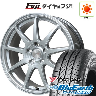 【新品】シエンタ 2022- 夏タイヤ ホイール4本セット 195/55R16 ヨコハマ ブルーアース AE-01F レアマイスター LMスポーツLM-QR ハイパーシルバー 16インチ