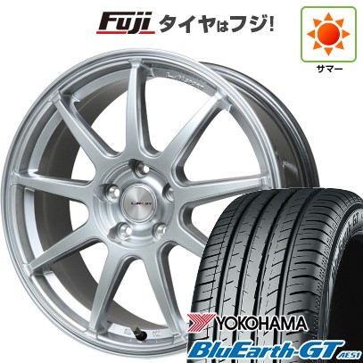 【新品】シエンタ 2022- 夏タイヤ ホイール4本セット 195/55R16 ヨコハマ ブルーアース GT AE51 レアマイスター LMスポーツLM-QR ハイパーシルバー 16インチ